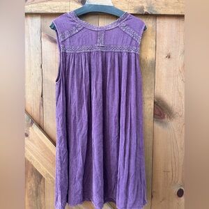 Woman Purple Top